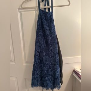 lulus floral blue dress